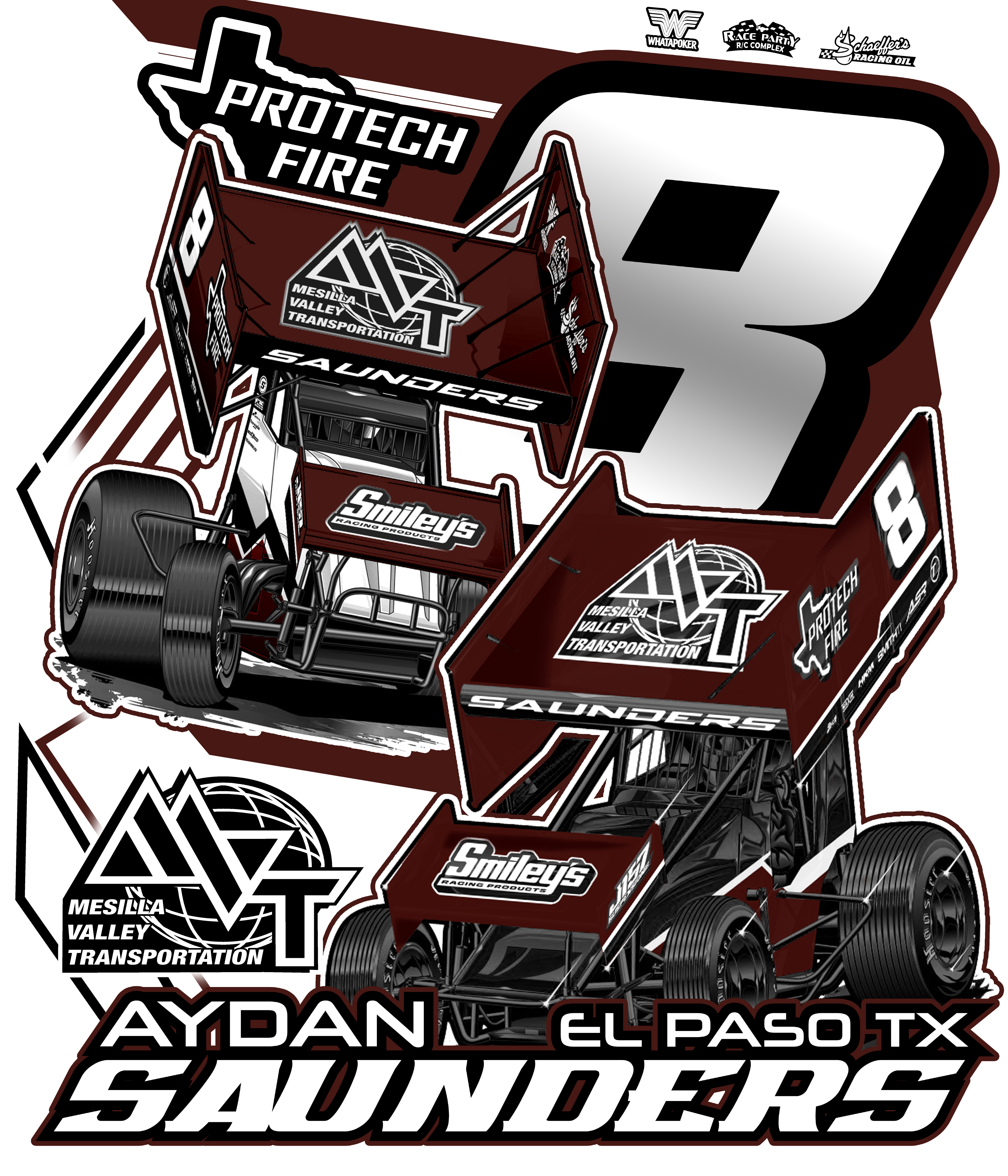 2026 Sprint Car Graphic Sticker